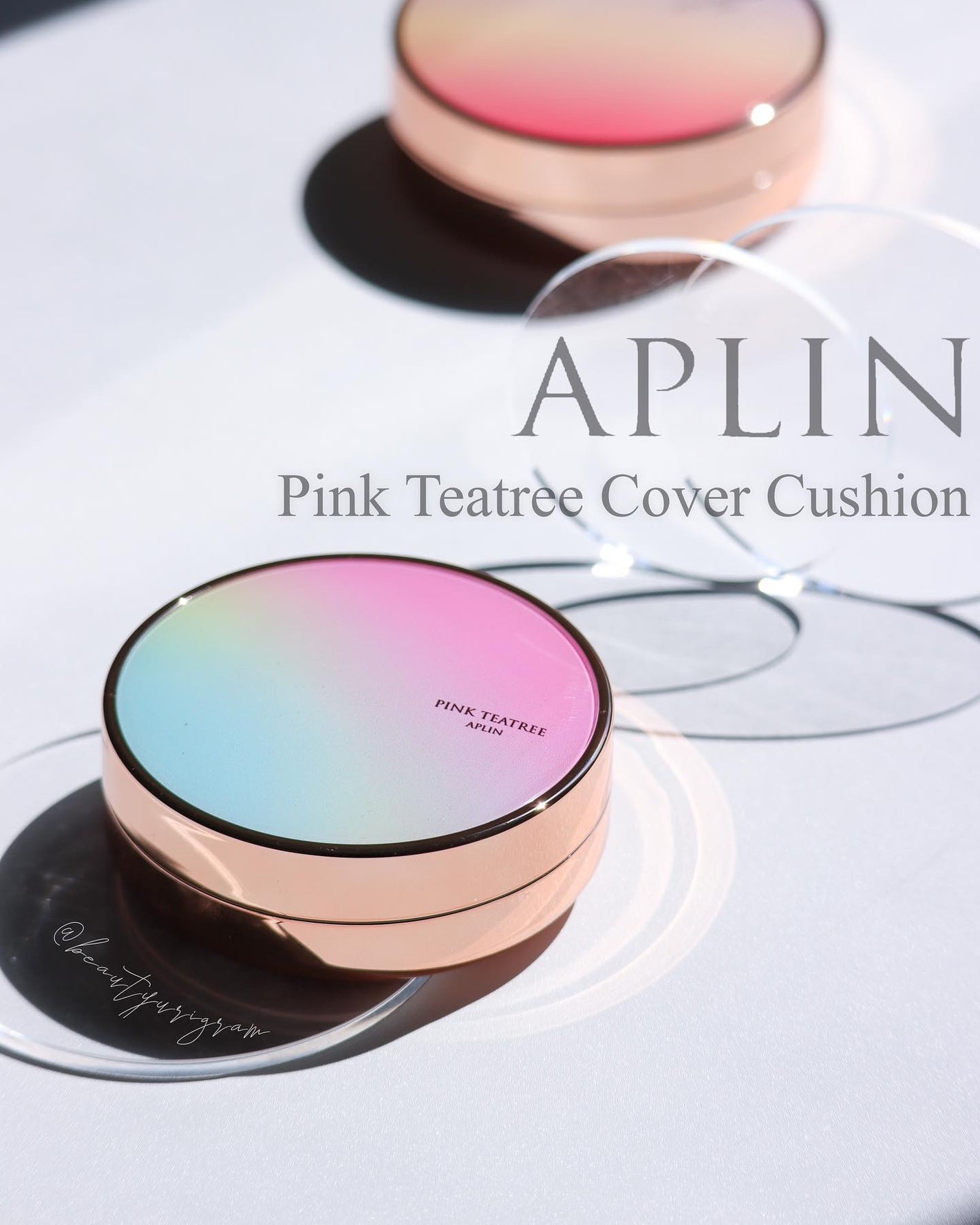 ピンクティーツリーカバークッション/APLIN/クッションファンデーションを使ったクチコミ(1枚目)