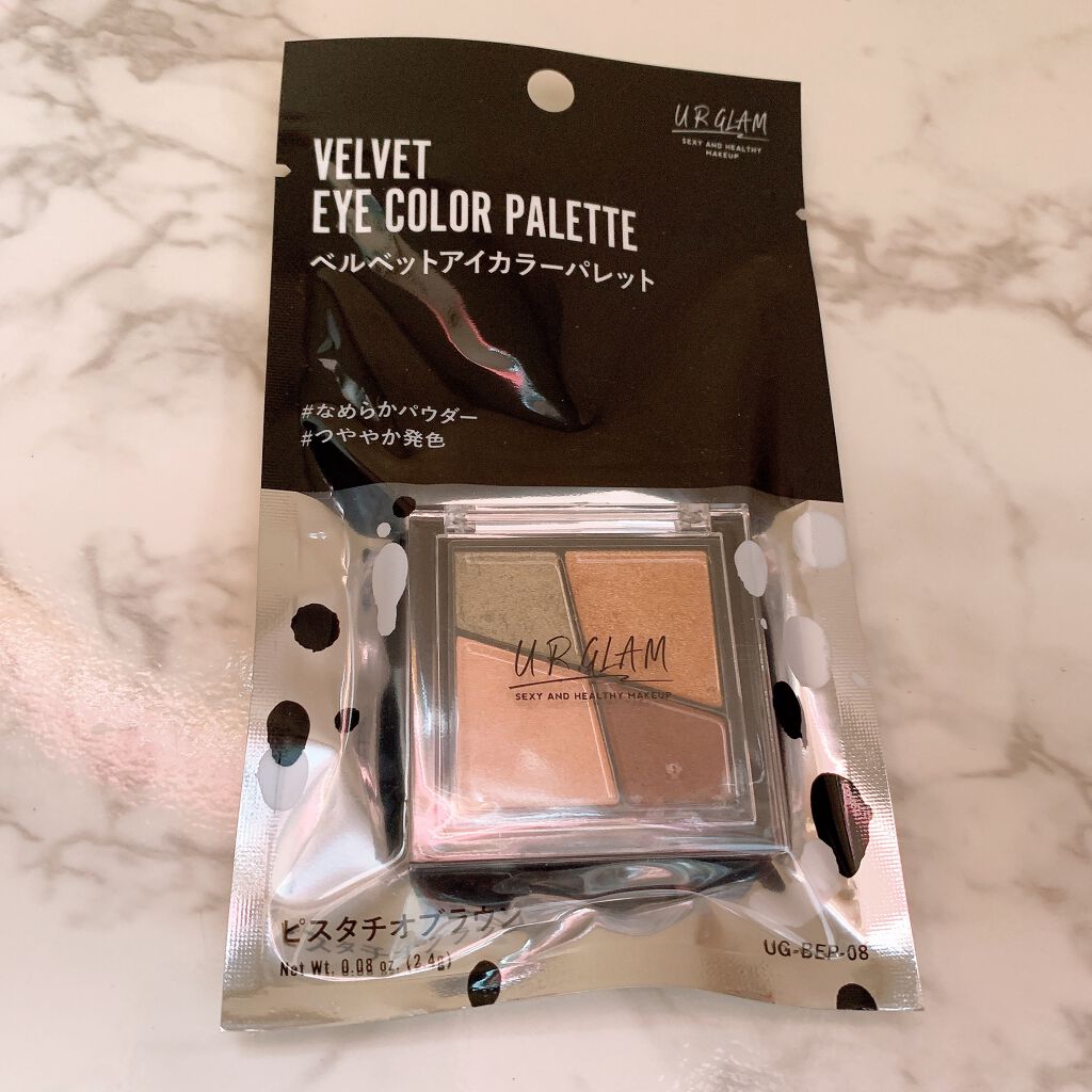 UR GLAM　VELVET EYE COLOR PALETTE/U R GLAM/アイシャドウパレットを使ったクチコミ（1枚目）