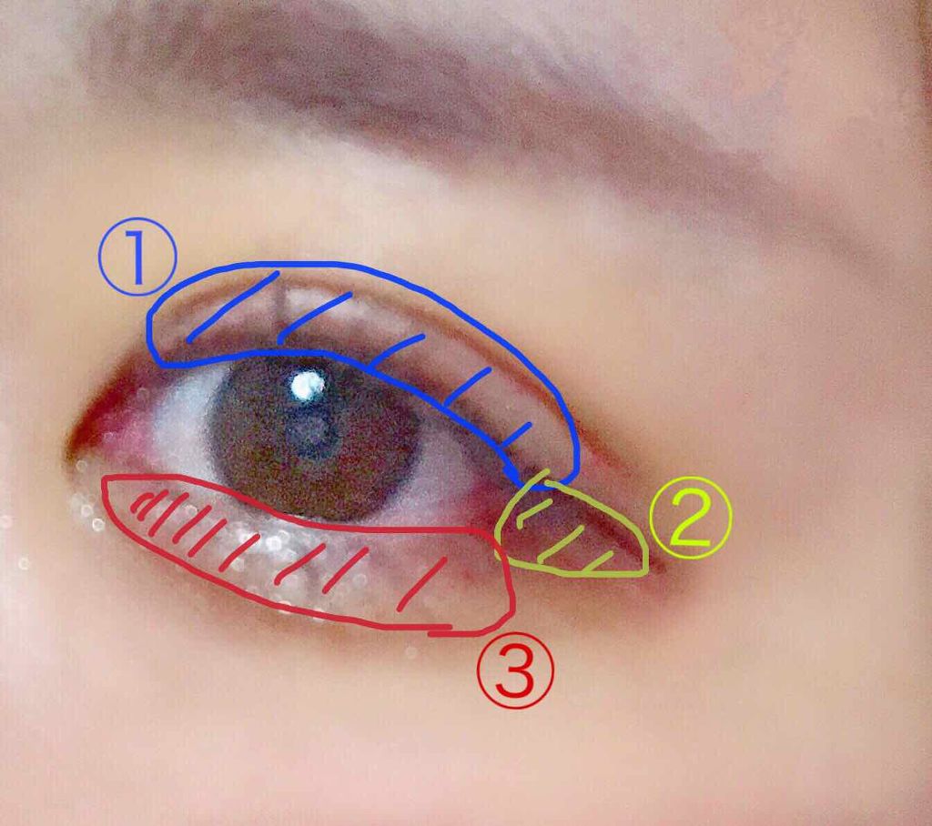 アイ カラー(チップ付)/ちふれ/アイシャドウパレットを使ったクチコミ（3枚目）