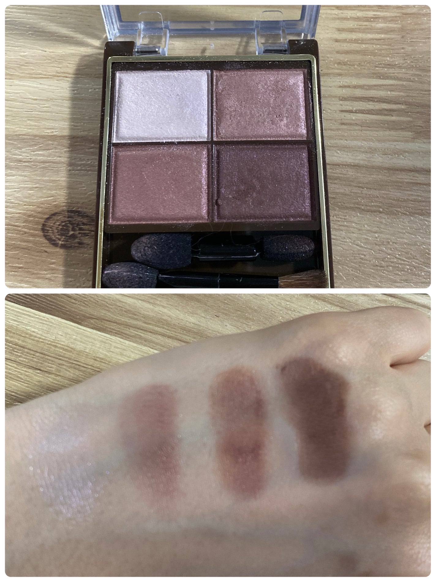スキニーリッチシャドウ/excel/アイシャドウパレットを使ったクチコミ(2枚目)