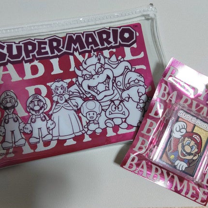 BABYMEE ニュアンスカラーアイシャドウ4 スーパーマリオコラボのクチコミ「BABYMEE からオンラインでマリオとコラボのアイシャドウが発馬されました🤭
つい、化粧水と.....」(1枚目)