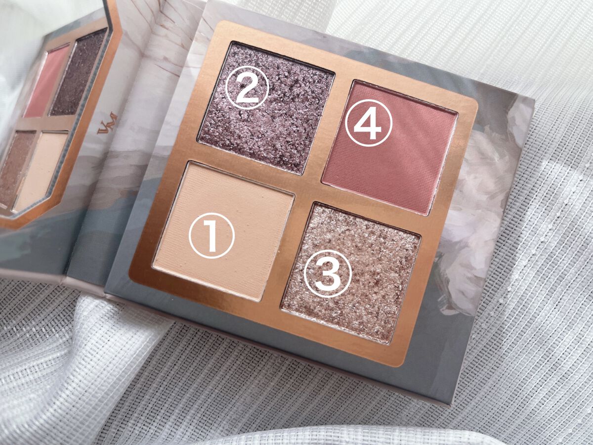 Venus Marble アイシャドウキャットシリーズ/Venus Marble/アイシャドウパレットを使ったクチコミ（2枚目）