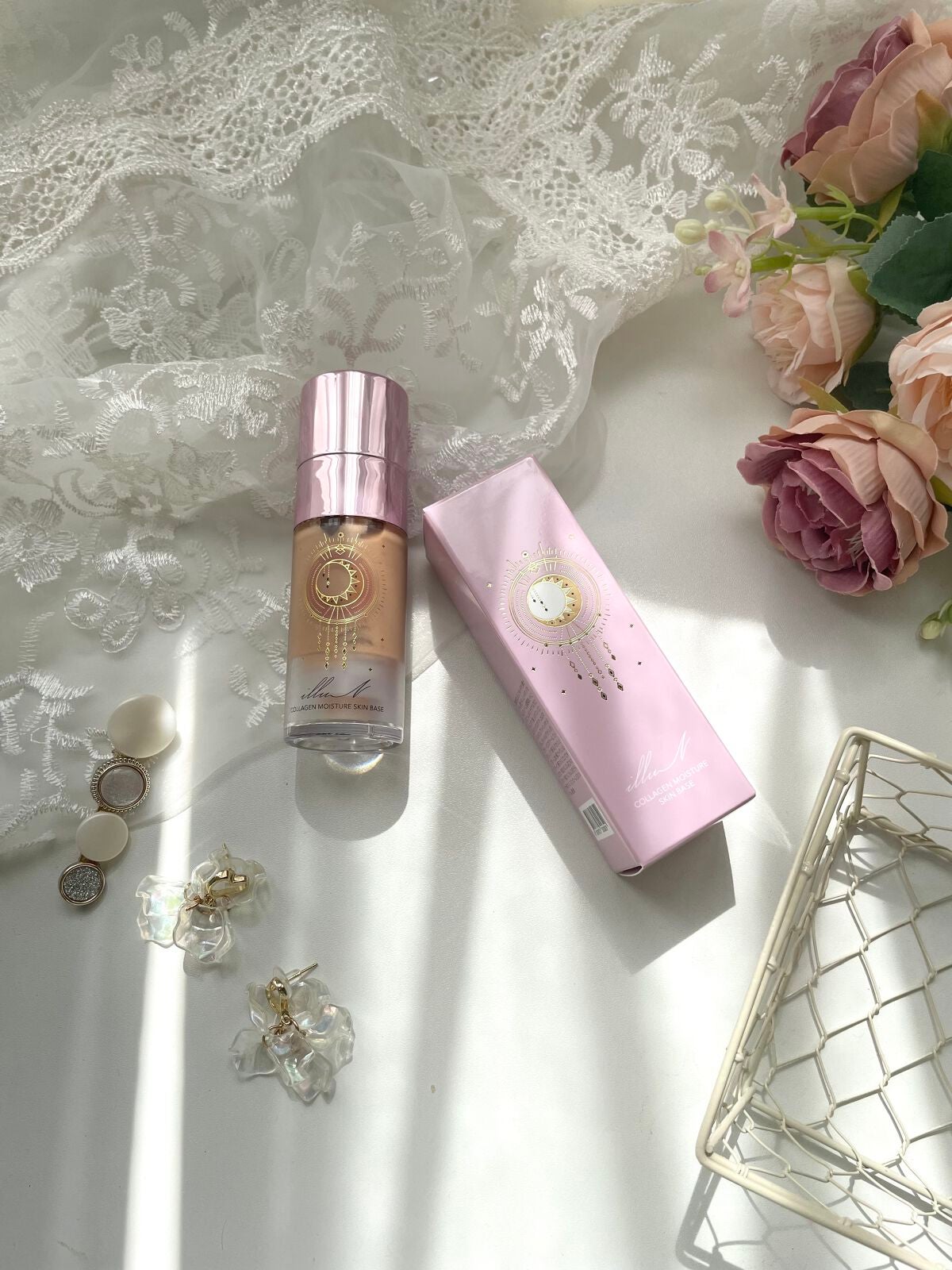 コラーゲンモイスチャースキンベース/illuN/化粧下地を使ったクチコミ(5枚目)