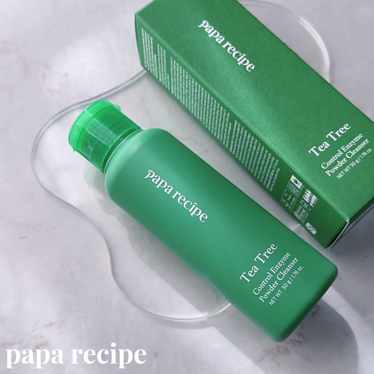 ティーツリーコントロール酵素洗顔パウダー/PAPA RECIPE/洗顔パウダーを使ったクチコミ(1枚目)