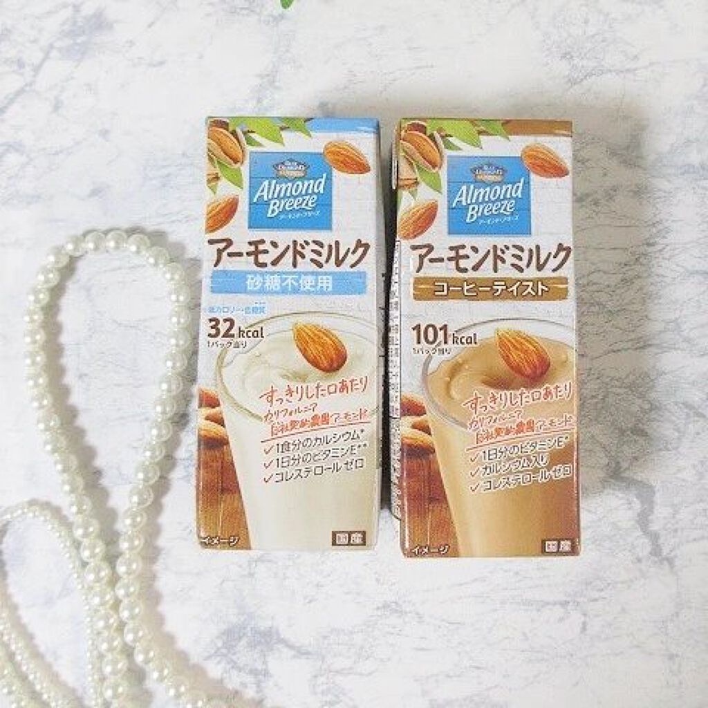 アーモンド・ブリーズ 砂糖不使用/カゴメ/オーツ・アーモンドミルクを使ったクチコミ（1枚目）