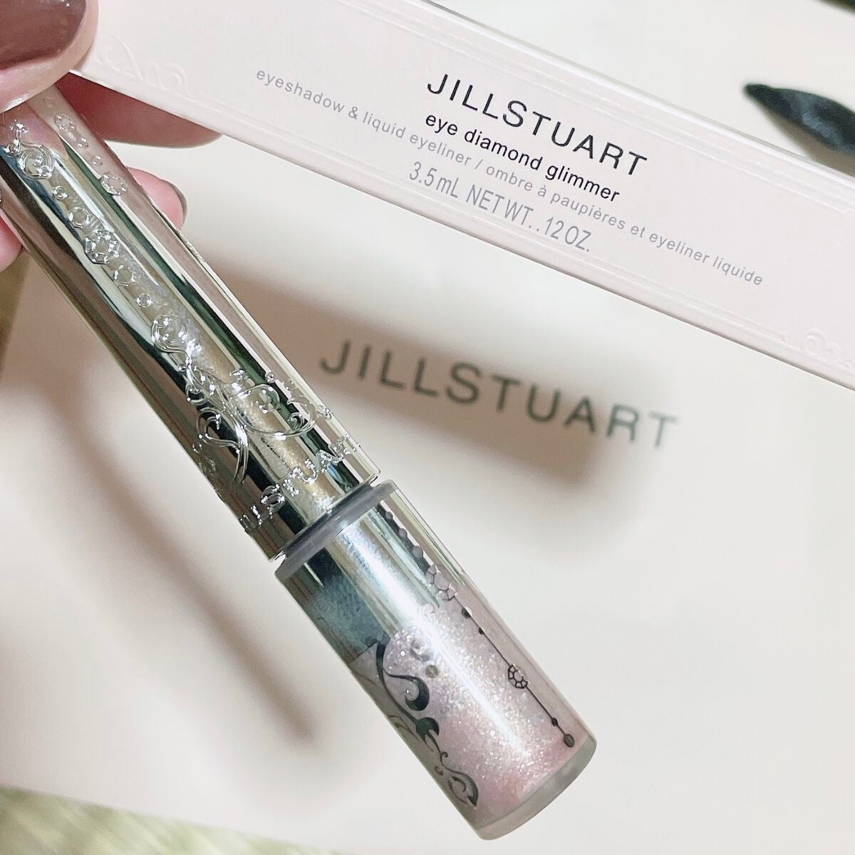 ジルスチュアート アイダイヤモンド グリマー/JILL STUART/グリッターを使ったクチコミ(1枚目)