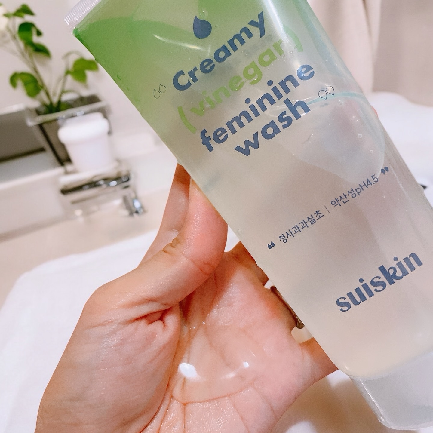 クリーミービネガーフェミニンウォッシュ/suiskin/ボディソープを使ったクチコミ（2枚目）