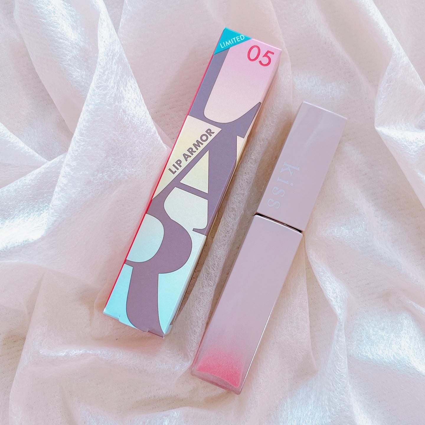 リップアーマーⅩ X05 ハートキャッチャー/KiSS/口紅を使ったクチコミ（2枚目）