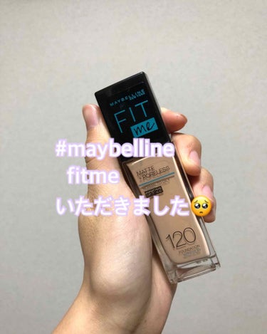 フィットミー リキッドファンデーション R/MAYBELLINE NEW YORK/リキッドファンデーションを使ったクチコミ（1枚目）