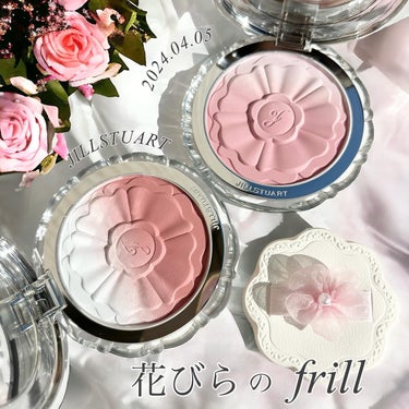 JILL STUART フラワークチュール メイクアップパフのクチコミ「頬をなでる、ふわり舞う花びら
───────2024年4月5日(金)発売
JILL STUAR.....」（1枚目）