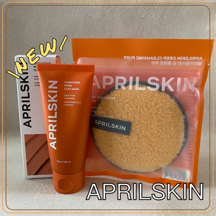 カロテン毛穴レスクレイパック/APRILSKIN/洗い流すパック・マスクを使ったクチコミ(1枚目)
