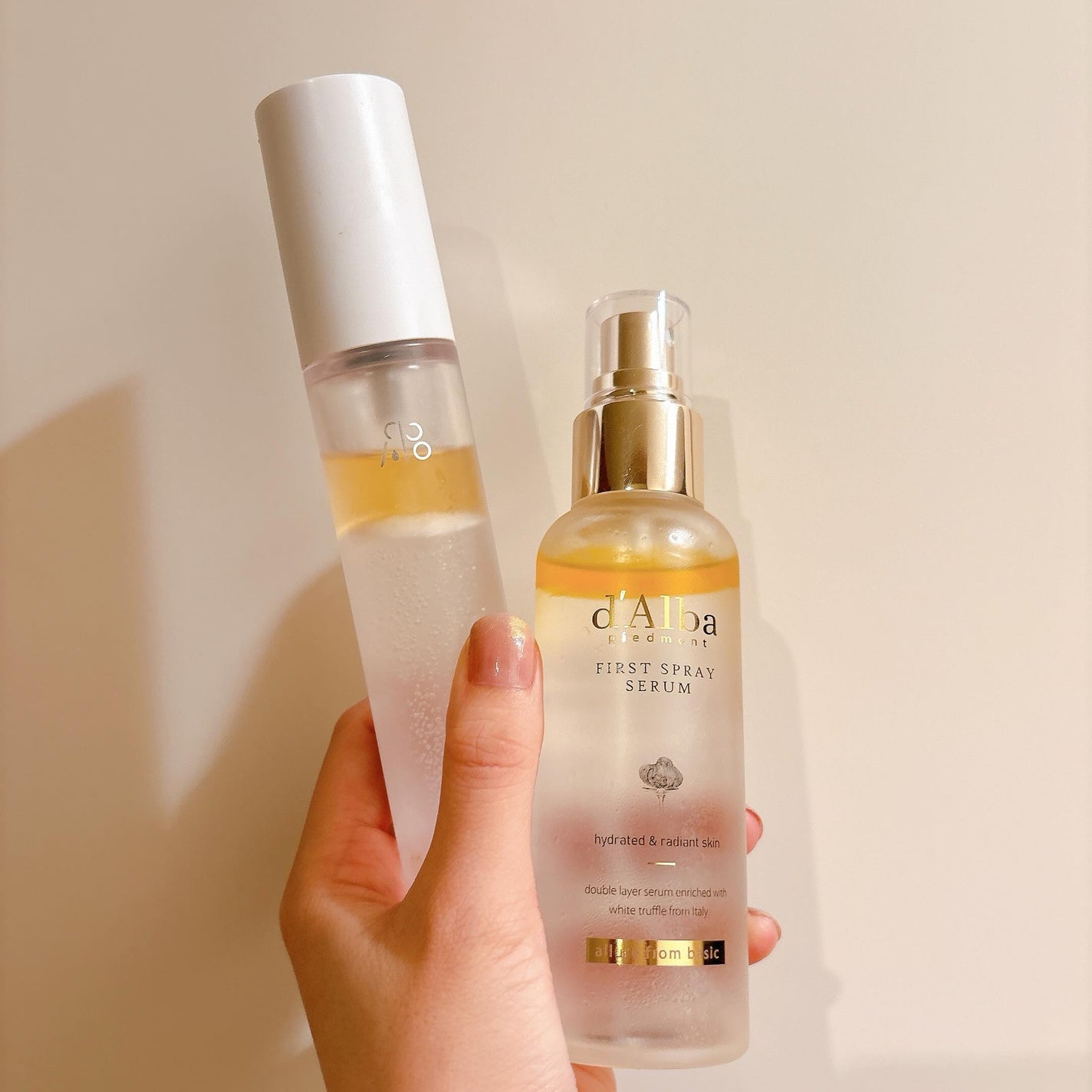 ダルバ ホワイトトリュフファーストスプレーセラム/ダルバ/ミスト状化粧水を使ったクチコミ(1枚目)