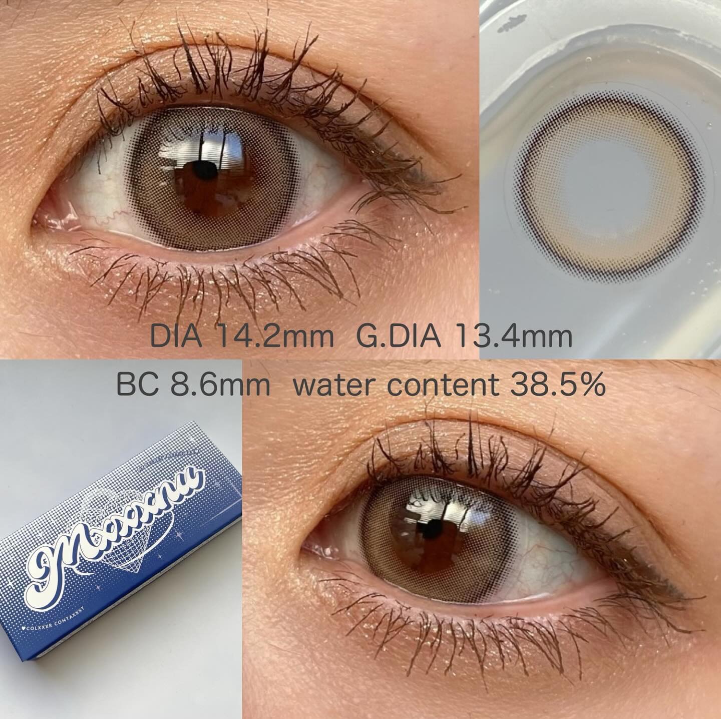 Mxxxnu 1month milk gummy/Mxxxnu/１ヶ月（１MONTH）カラコンを使ったクチコミ（3枚目）