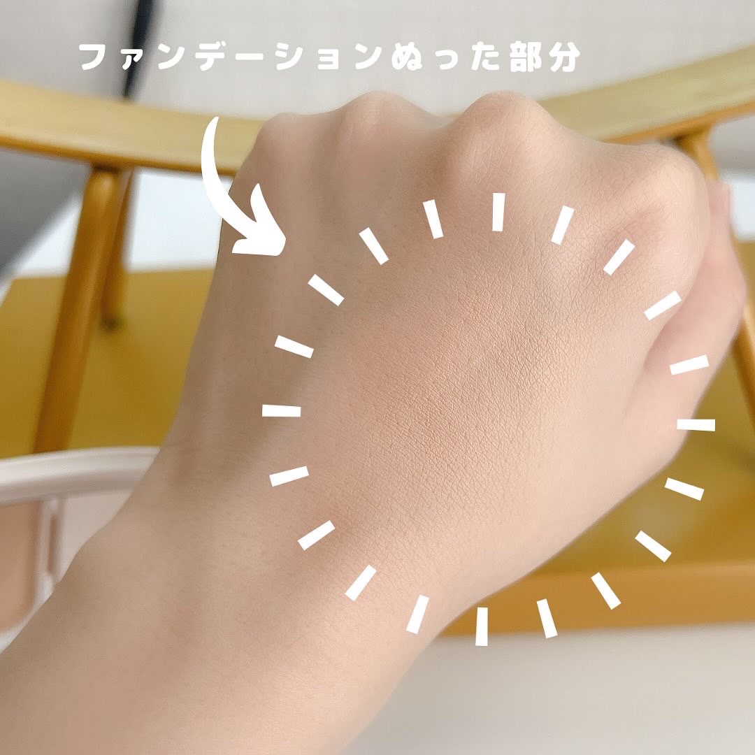 パウダーファンデーション パウダーファンデーション用ケース/media luxe/パウダーファンデーションを使ったクチコミ（3枚目）