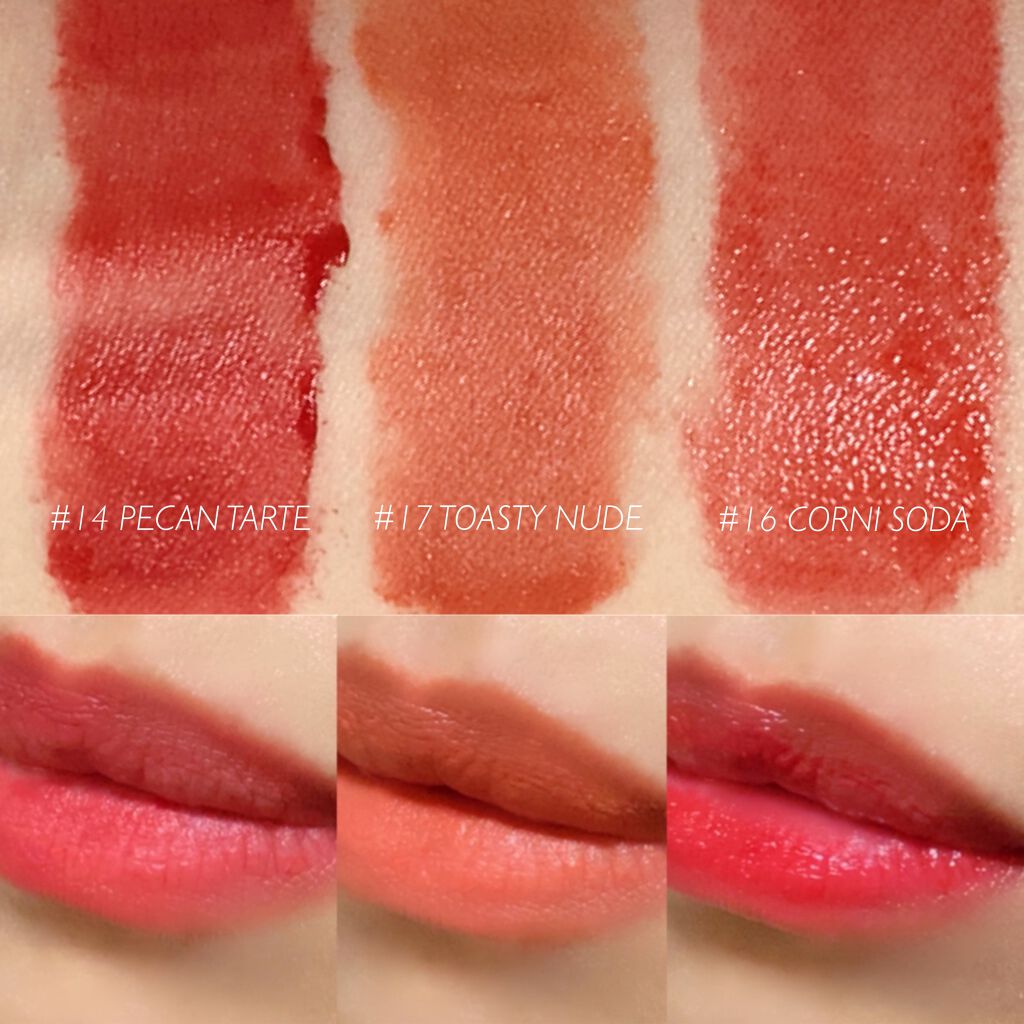 ジューシーラスティングティント/rom&nd/リップティントを使ったクチコミ(3枚目)