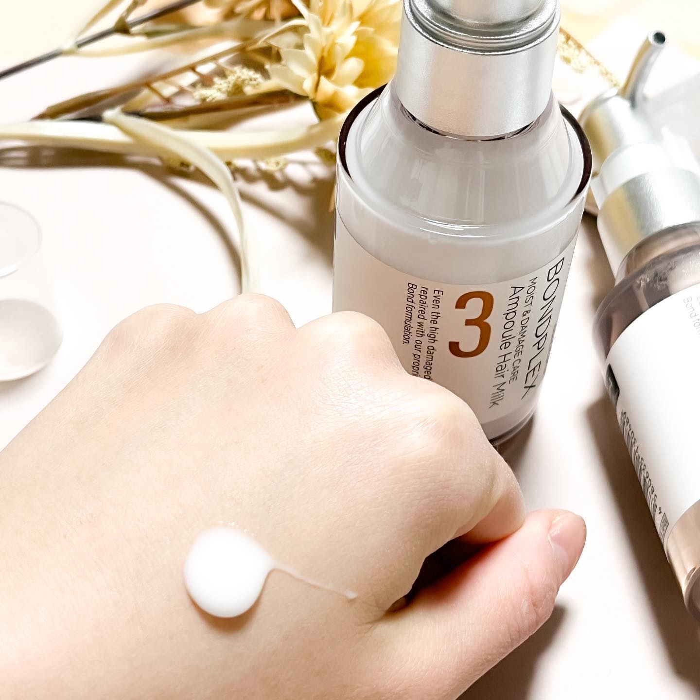 モイスト＆ダメージケア アンプルミルク/ボンドプレックス/ヘアミルクを使ったクチコミ（3枚目）