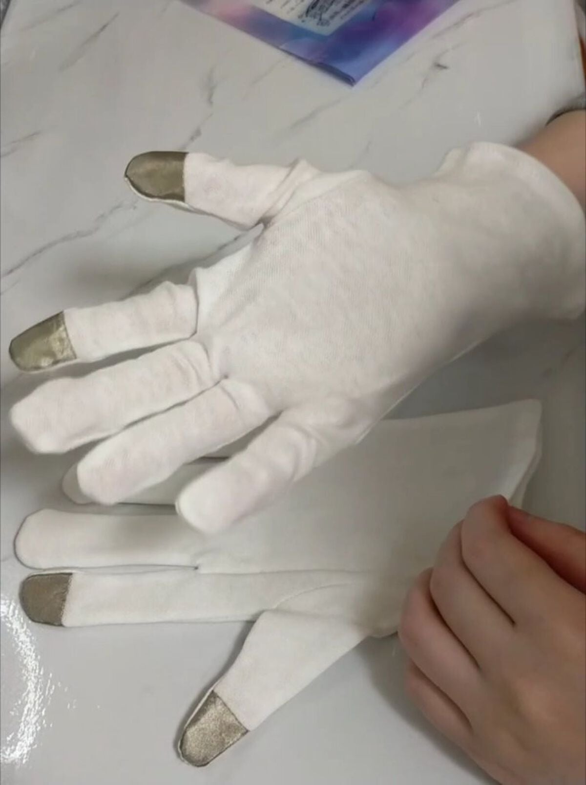 おやすみ手袋/キャンドゥ/その他スキンケアグッズを使ったクチコミ(9枚目)