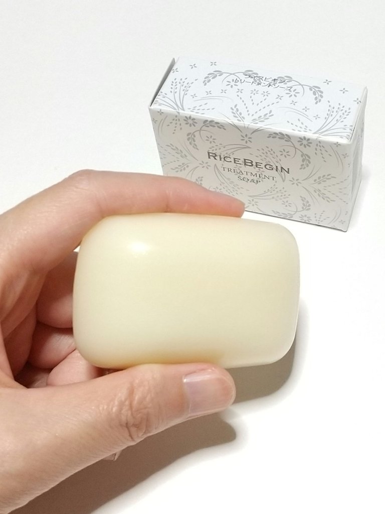 トリートメントソープ/ライスビギン/洗顔石鹸を使ったクチコミ（2枚目）