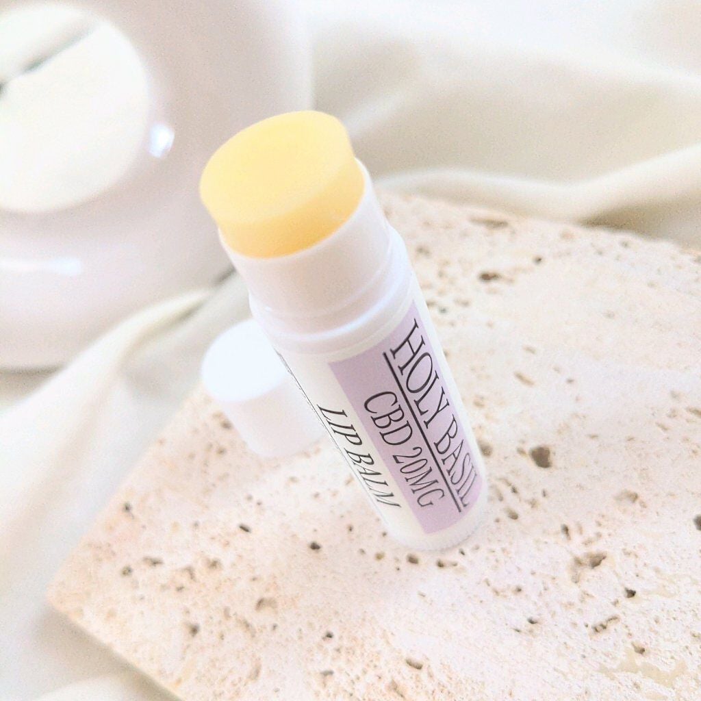 トゥルシー(ホーリバジル)×CBD20MG リップクリーム/トゥルシーの森/リップクリームを使ったクチコミ(4枚目)