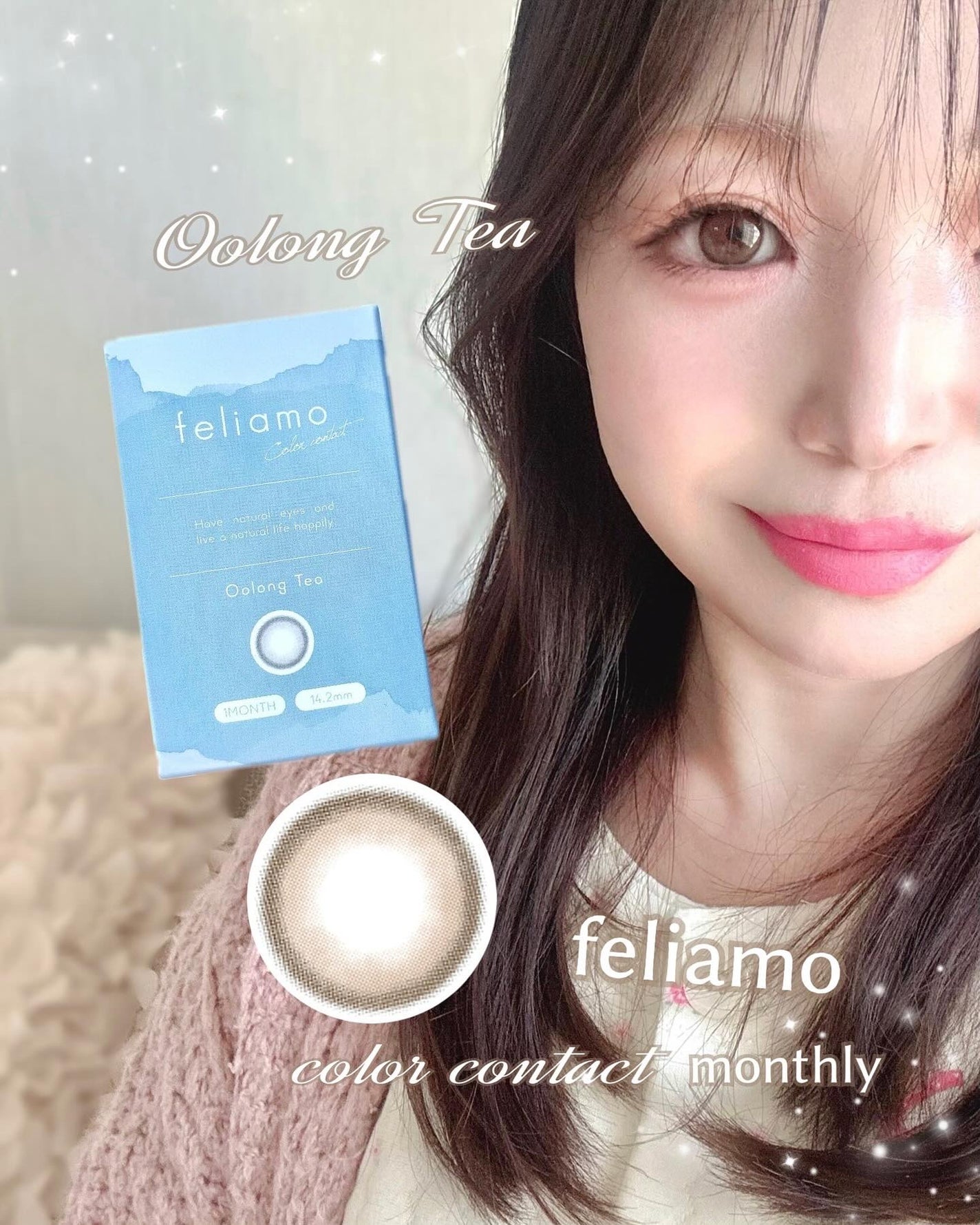 feliamo 1month/feliamo/1ヶ月(1MONTH)カラコンを使ったクチコミ(1枚目)