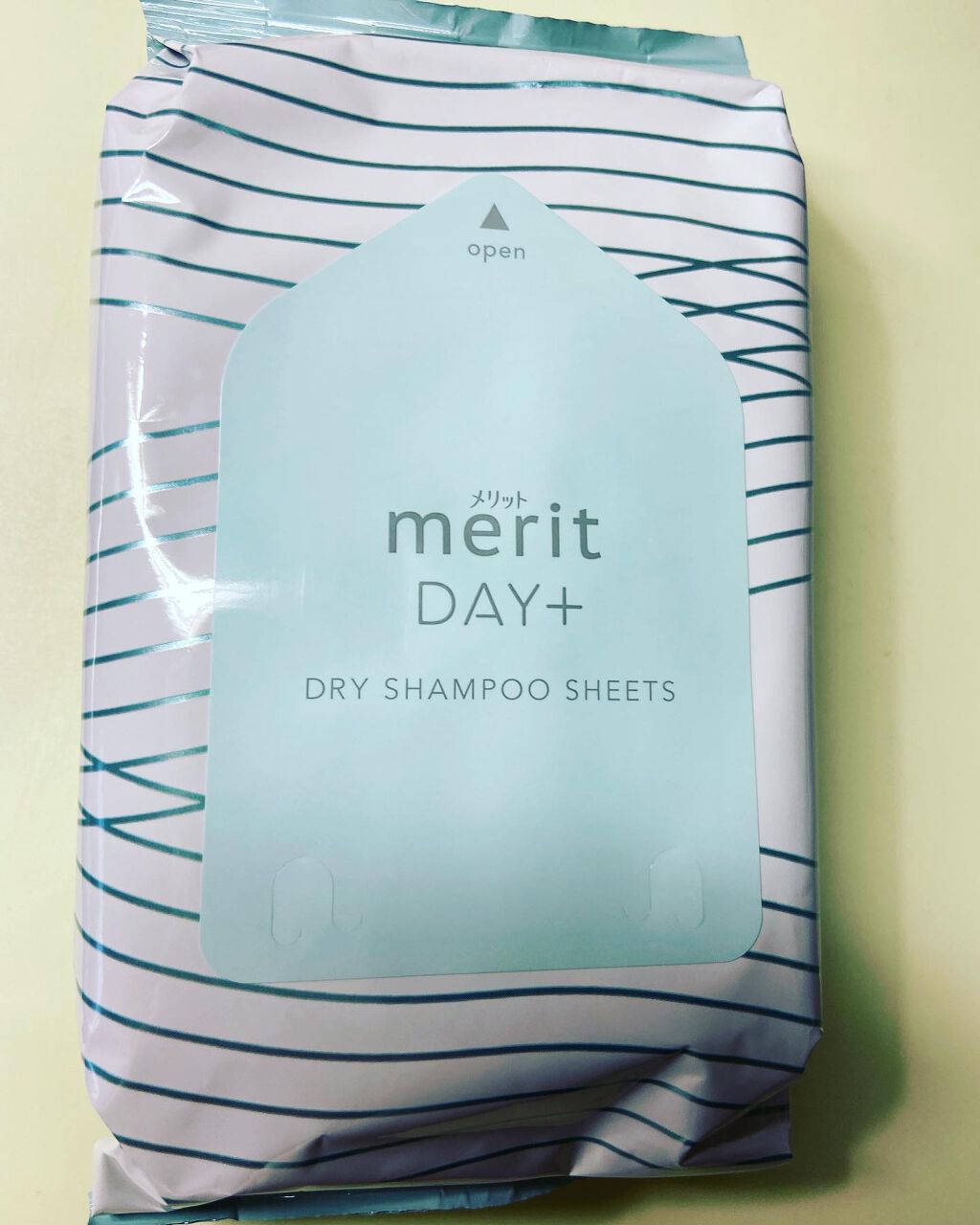メリット ドライシャンプーシート すっきり爽快タイプ/メリット/ドライシャンプーを使ったクチコミ（2枚目）