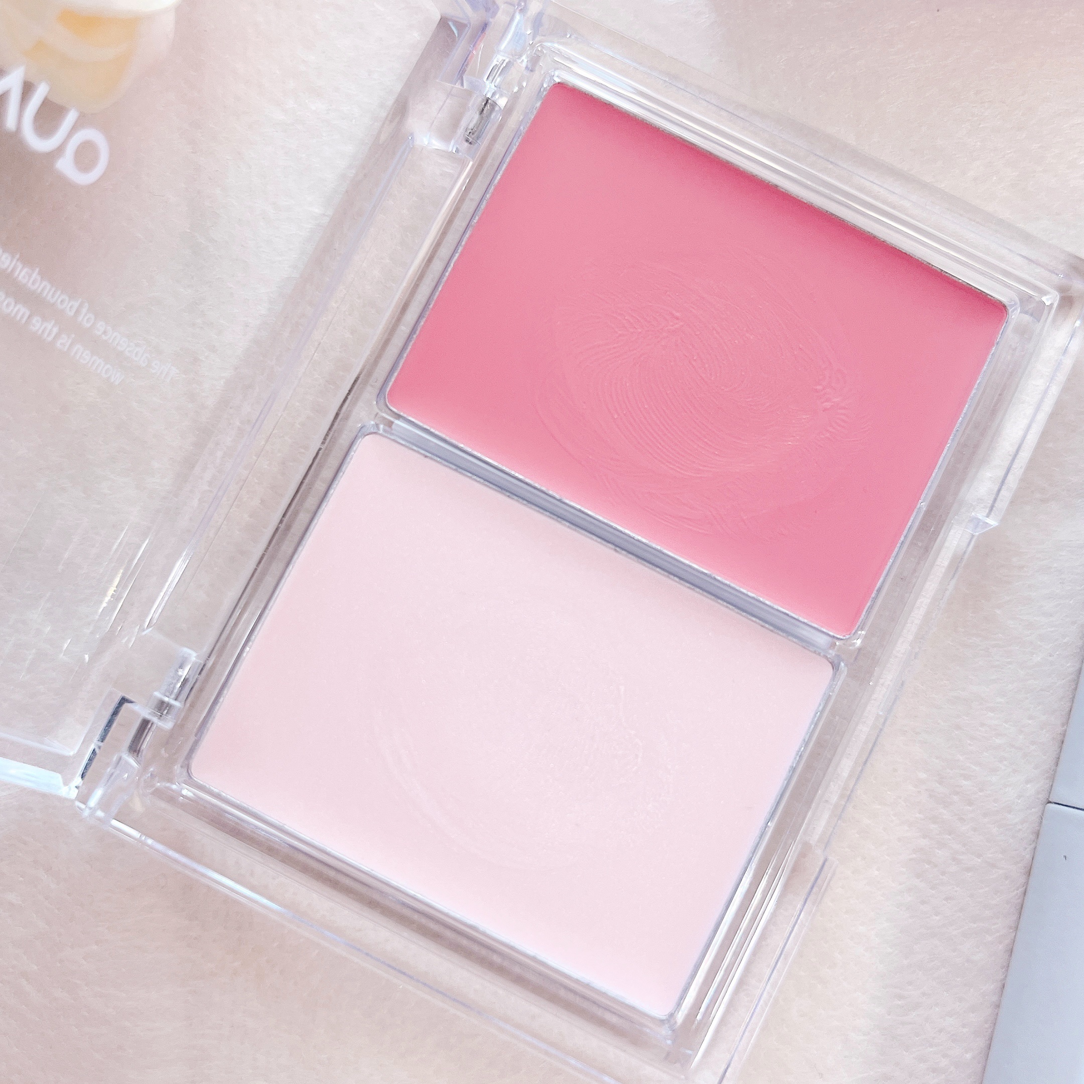 グロウメルティングパレット/QUA-T/ジェル・クリームチークを使ったクチコミ（2枚目）