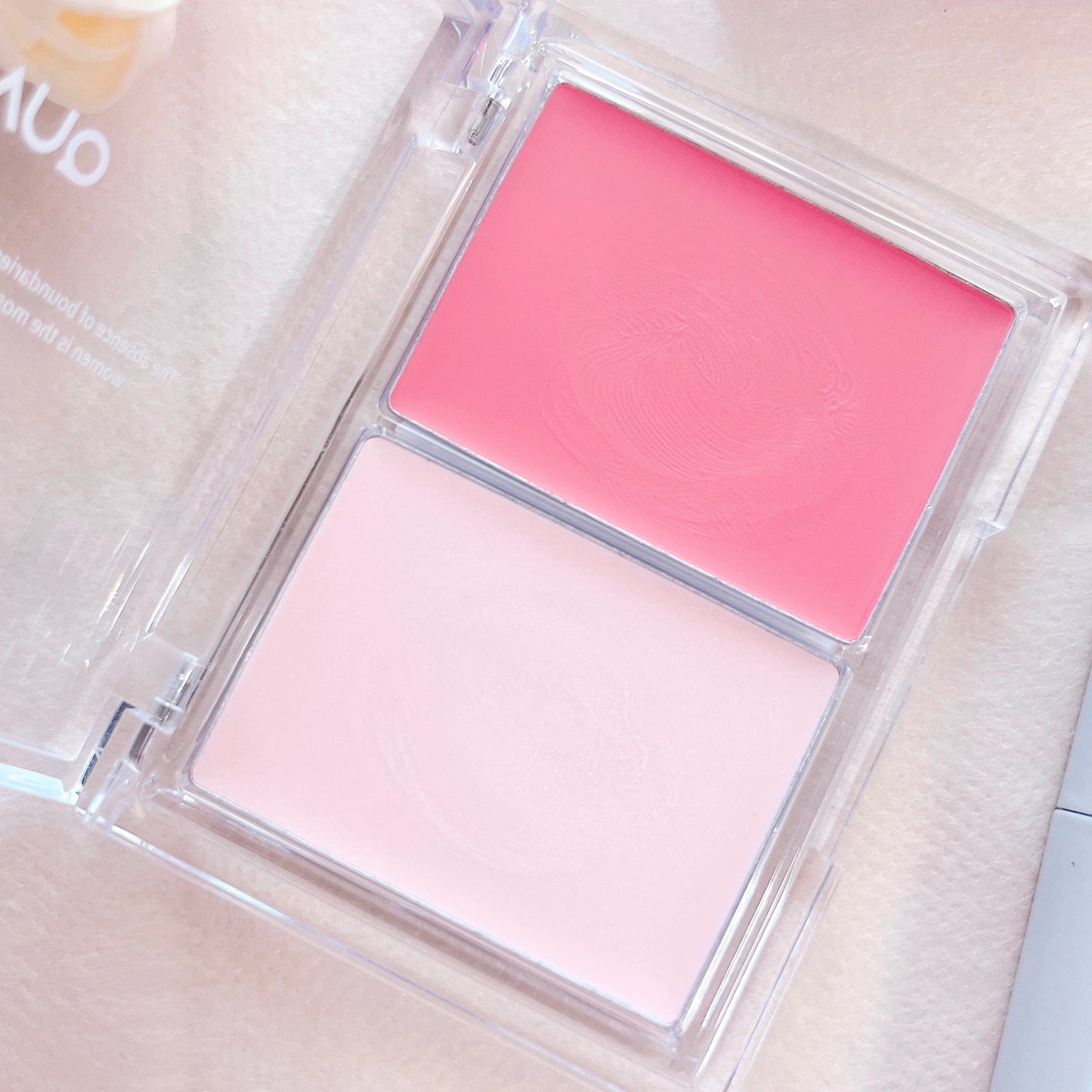 グロウメルティングパレット/QUA-T/ジェル・クリームチークを使ったクチコミ(2枚目)