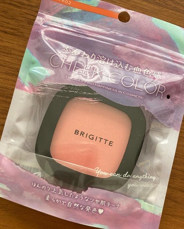 BRIGITTE パウダーチークのクチコミ「近くのドラッグストアで

安売りされてたから

ちょうど#チーク　なくなるし
買ってみた！！
.....」（1枚目）