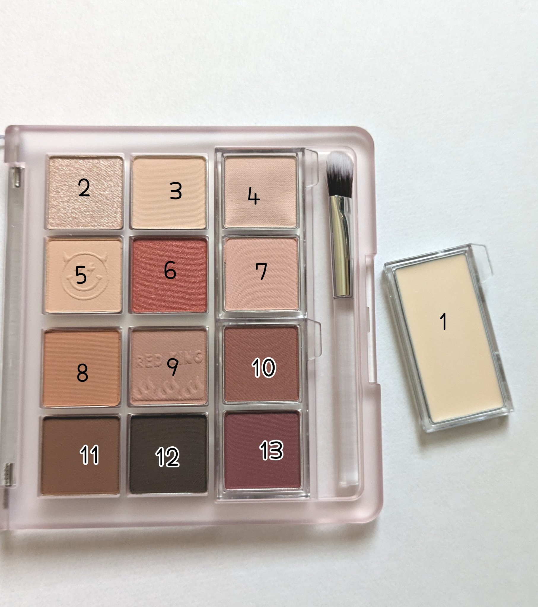 マイベストトーンアイパレット/ETUDE/アイシャドウパレットを使ったクチコミ（2枚目）