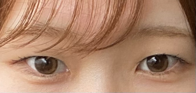 Glowy 1day/OLENS/ワンデー（１DAY）カラコンを使ったクチコミ（2枚目）