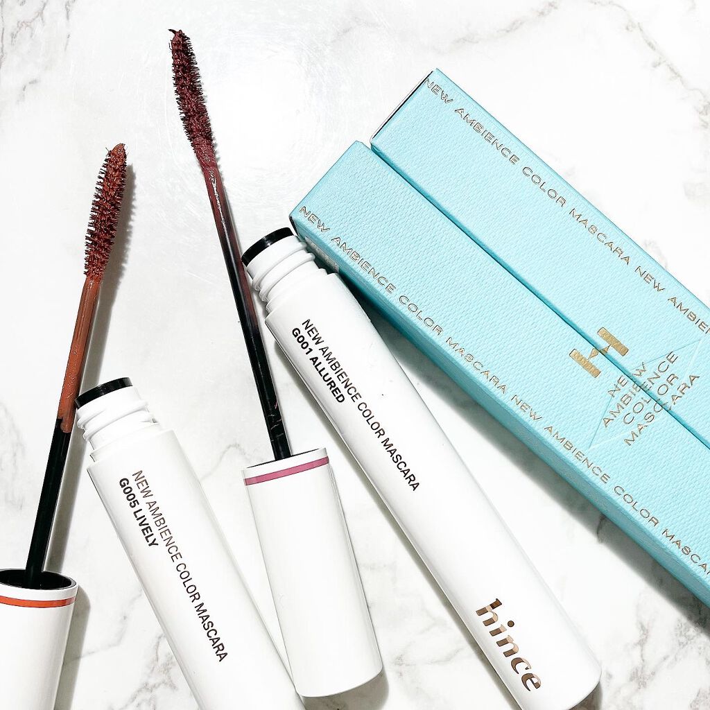 ニューアンビエンスカラーマスカラ/hince/マスカラを使ったクチコミ（1枚目）