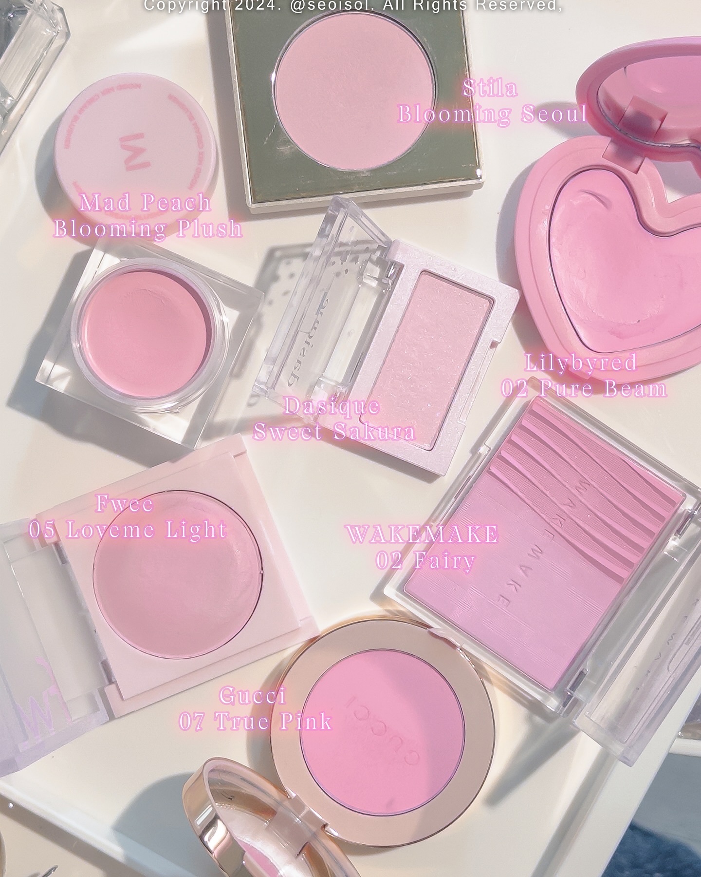 Luv Beam Cheek/lilybyred/パウダーチークを使ったクチコミ（3枚目）