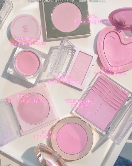 Luv Beam Cheek/lilybyred/パウダーチークを使ったクチコミ(3枚目)