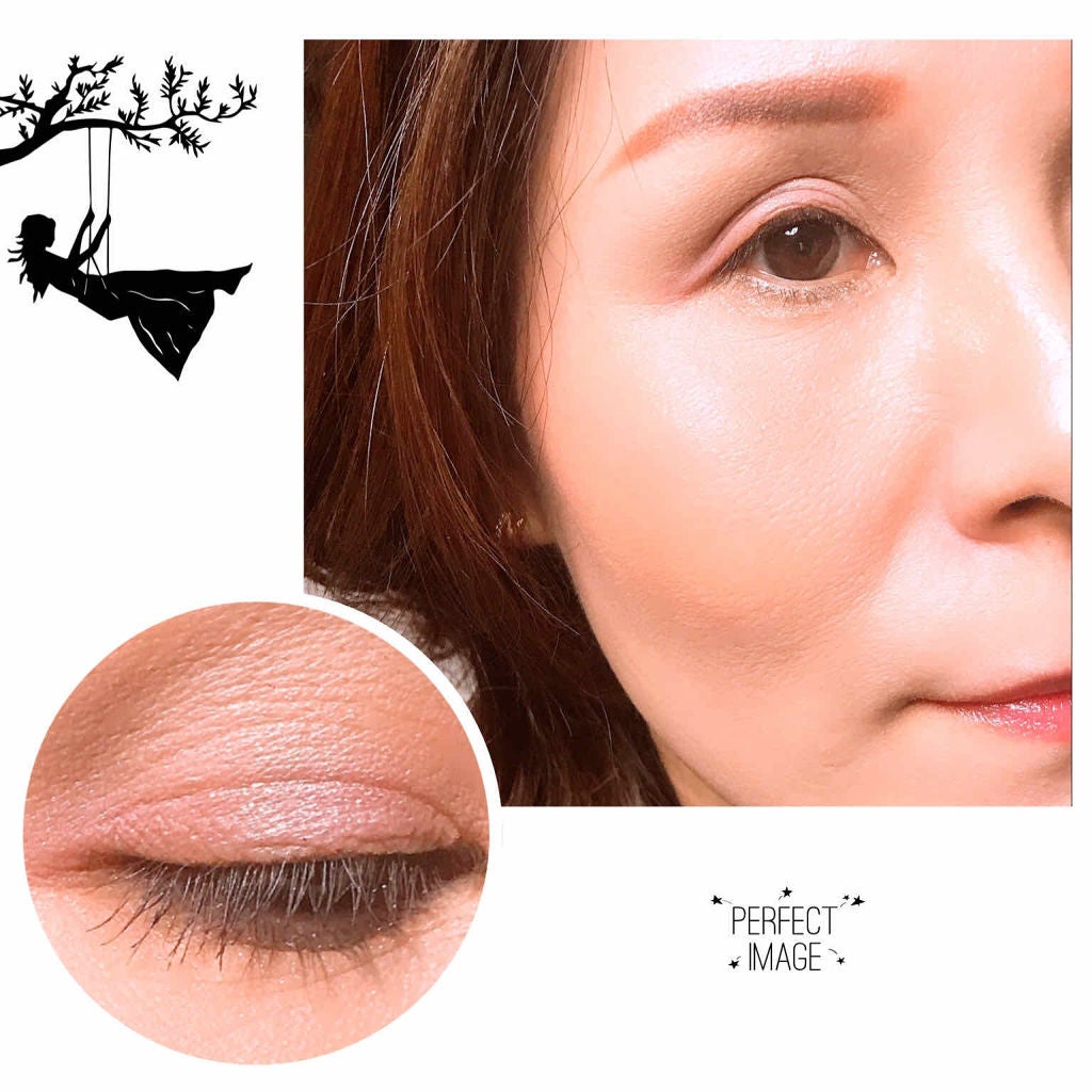 シャイニーシャドウ N/excel/単色アイシャドウを使ったクチコミ(2枚目)