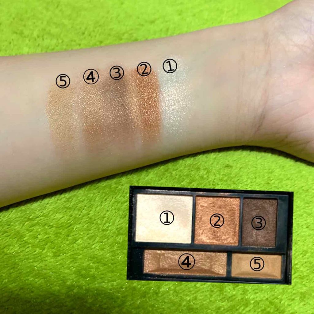 ブラウンシェードアイズN/KATE/アイシャドウパレットを使ったクチコミ(2枚目)