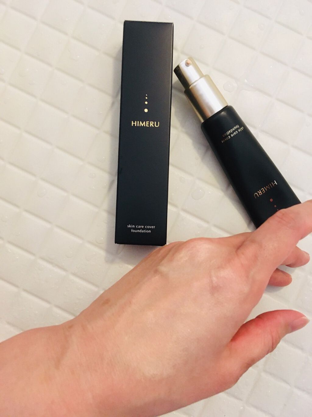 HIMERU スキンケアカバーファンデーション/FUMENT/リキッドファンデーションを使ったクチコミ(4枚目)