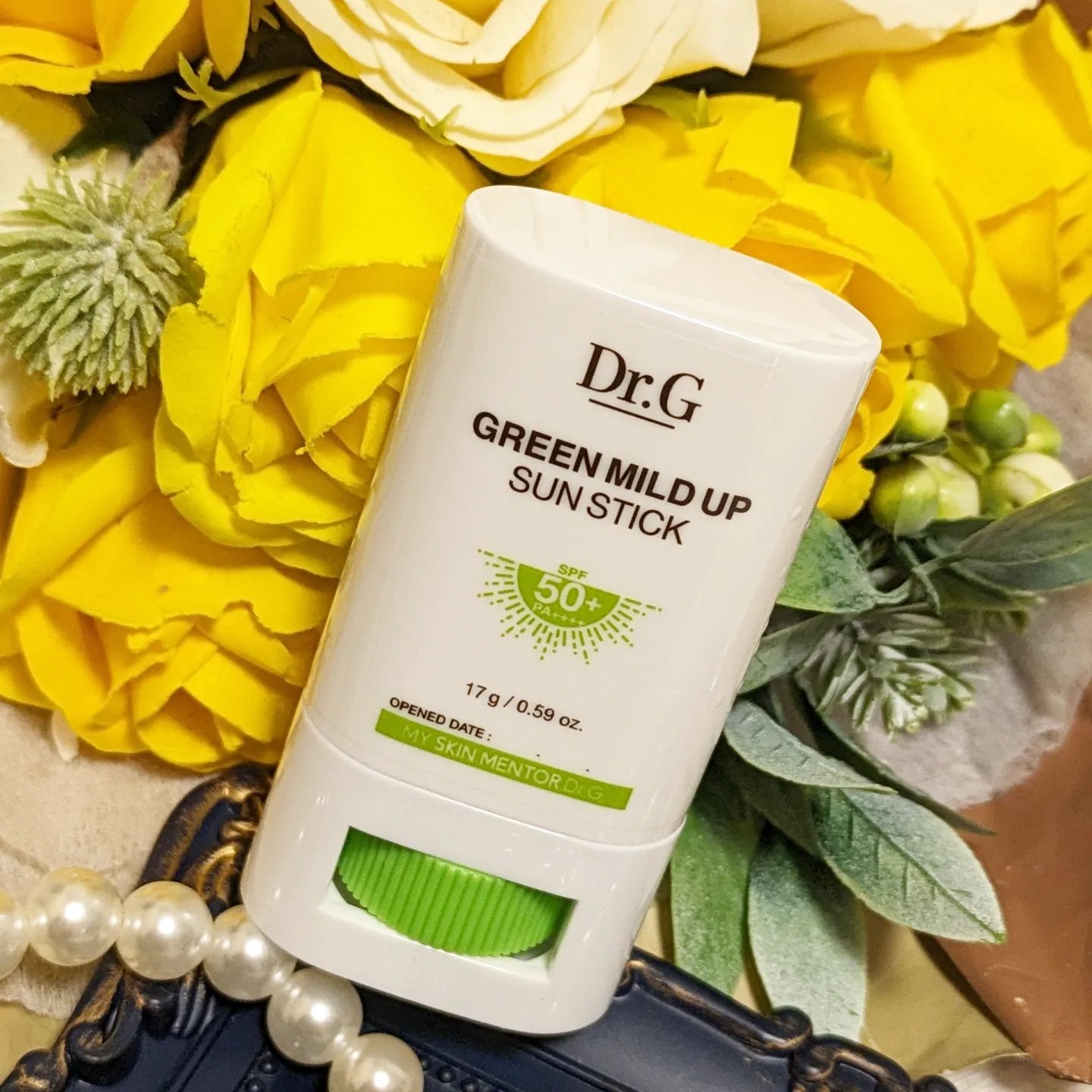 グリーンマイルドサンスティック SPF50+ PA++++/Dr.G/日焼け止めスティックを使ったクチコミ（2枚目）