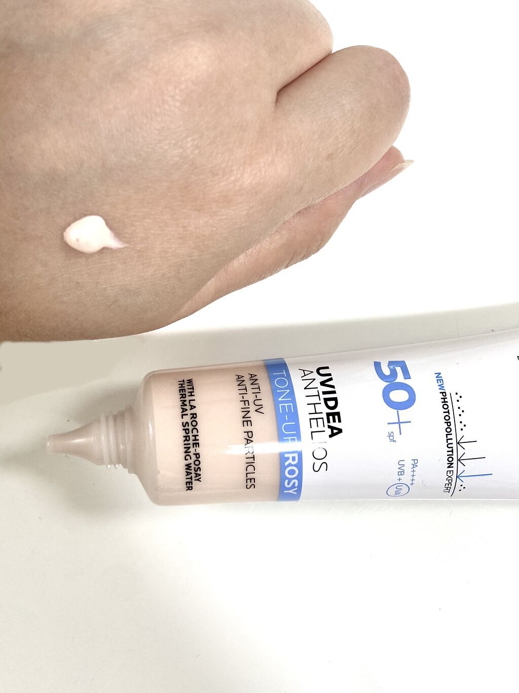 UVイデア XL プロテクショントーンアップ ローズ/ラ ロッシュ ポゼ/日焼け止めクリームを使ったクチコミ（2枚目）