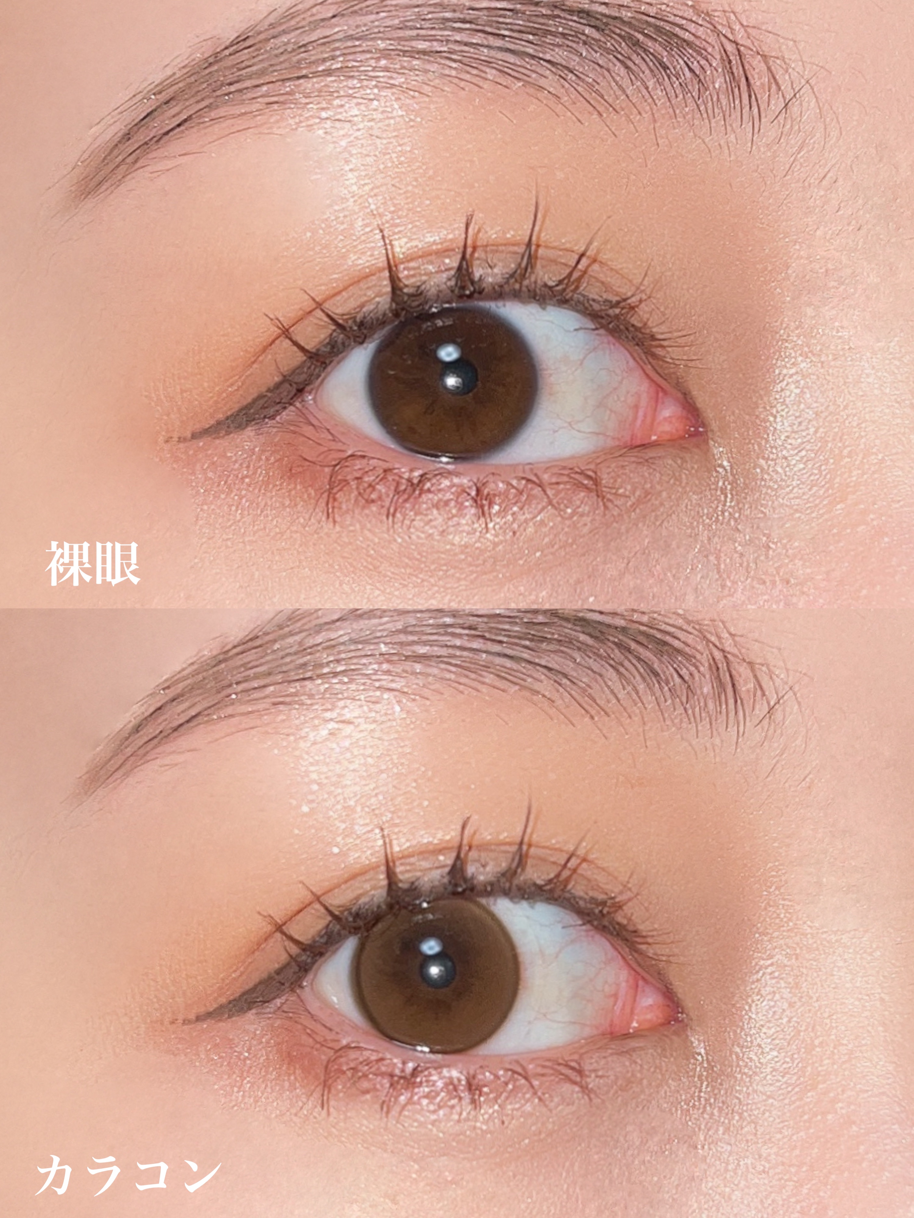 ShineTouch 1day/OLENS/ワンデー（１DAY）カラコンを使ったクチコミ（3枚目）