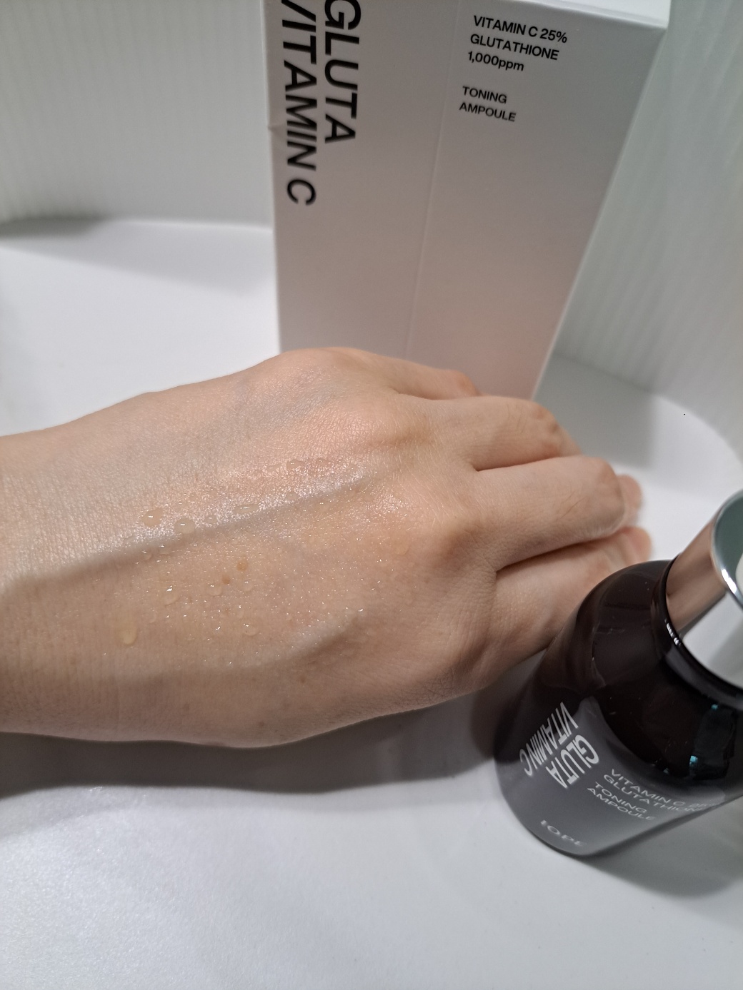 グルタ ビタミンC トーニング アンプル/IOPE/美容液を使ったクチコミ（3枚目）