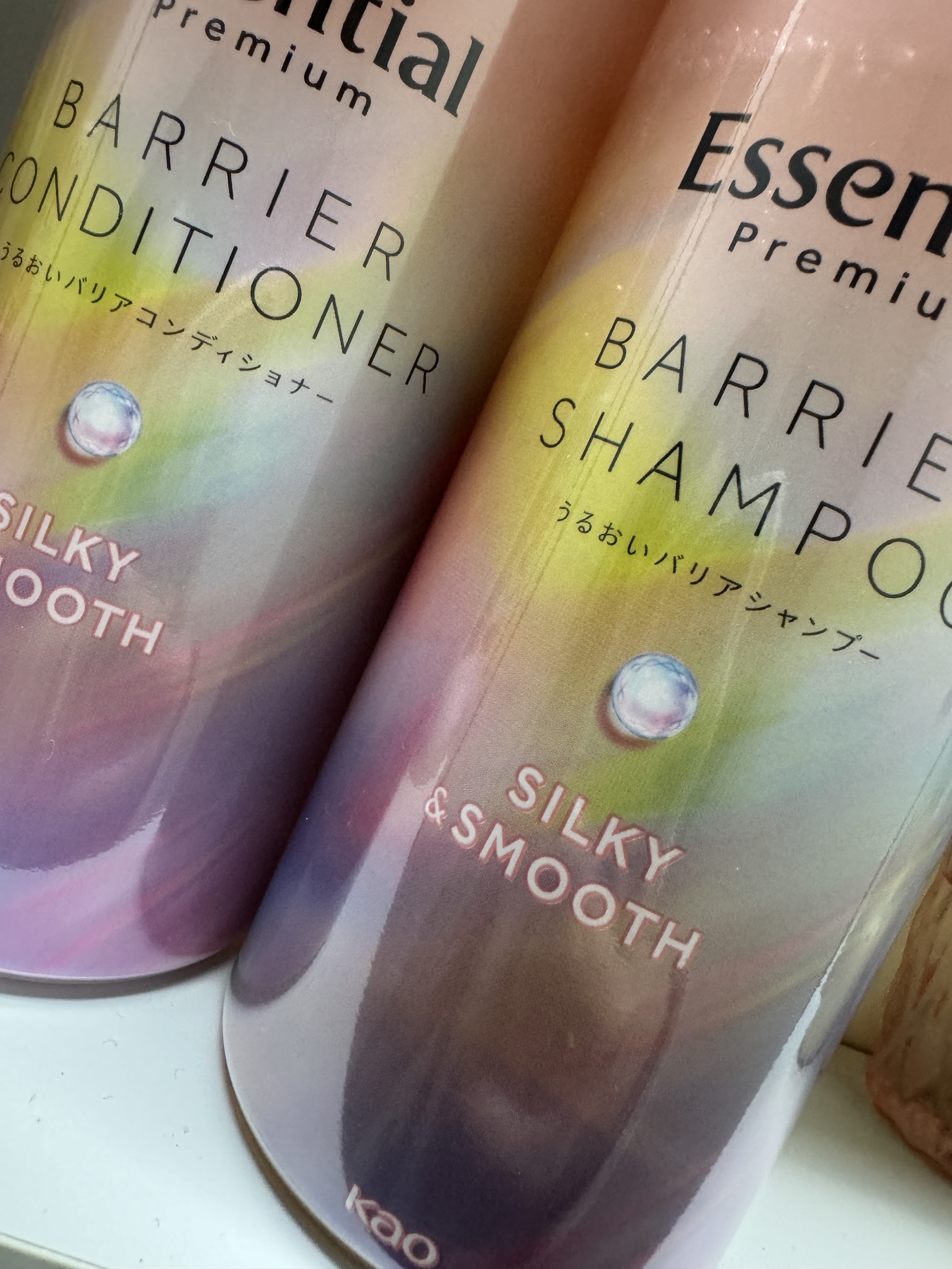 エッセンシャルプレミアム バリアシャンプー・コンディショナー シルキー＆スムース/エッセンシャル/市販シャンプーを使ったクチコミ（1枚目）