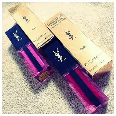 ルージュ ピュールクチュール ヴェルニ ウォーターステイン 603 イン ベリー ディープ/YVES SAINT LAURENT BEAUTE/口紅を使ったクチコミ（1枚目）