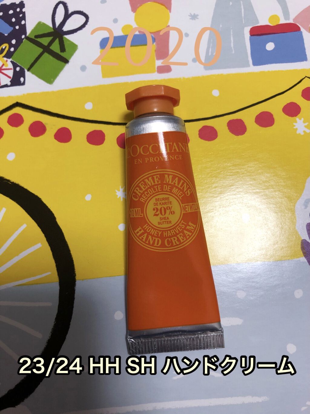 ハニーハイヴ シア ハンドクリーム/L'OCCITANE/ハンドクリームを使ったクチコミ（1枚目）