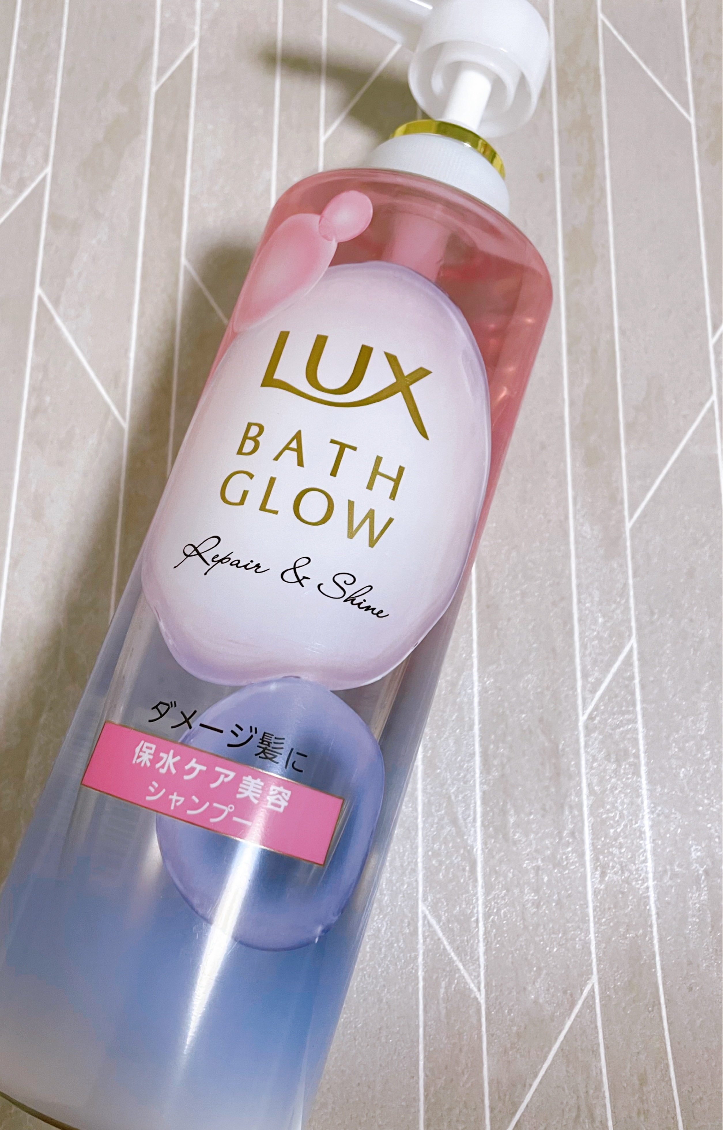 バスグロウ ストレート&シャイン シャンプー/トリートメント/LUX/市販シャンプーを使ったクチコミ（2枚目）