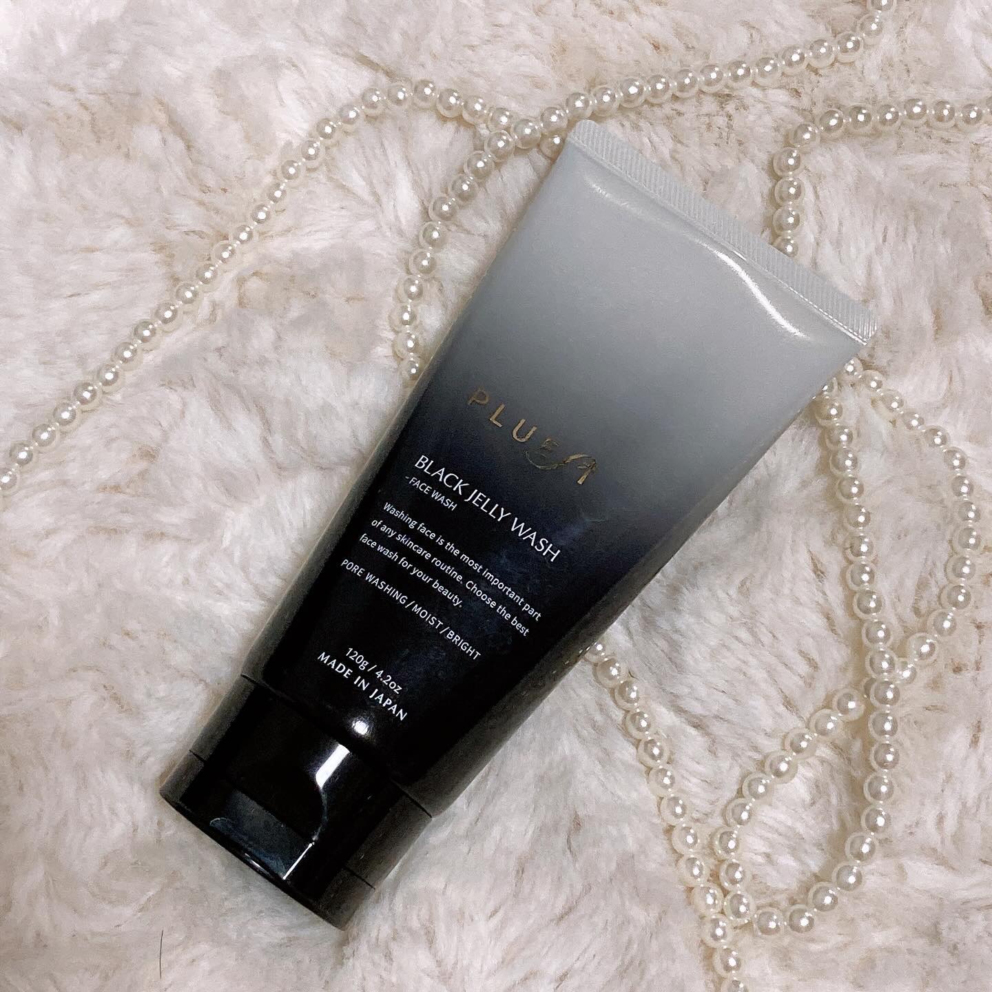 BLACK JELLY WASH（ブラックジェリーウォッシュ）/PLUEST/その他洗顔料を使ったクチコミ（1枚目）