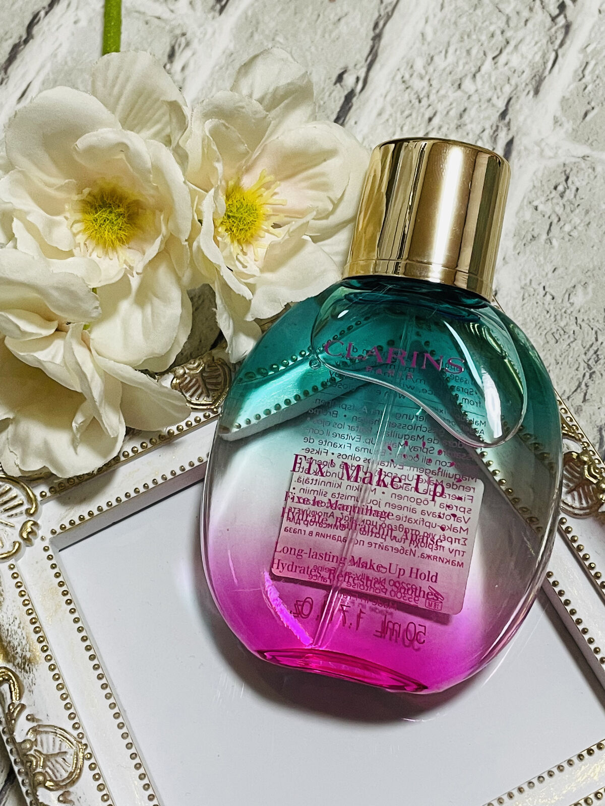 フィックス メイクアップ/CLARINS/ミスト状化粧水を使ったクチコミ（1枚目）