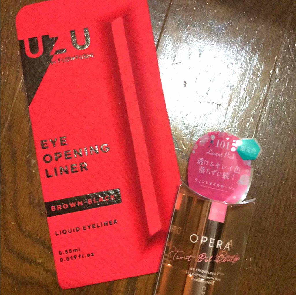 EYE OPENING LINER/UZU BY FLOWFUSHI/リキッドアイライナーを使ったクチコミ（1枚目）