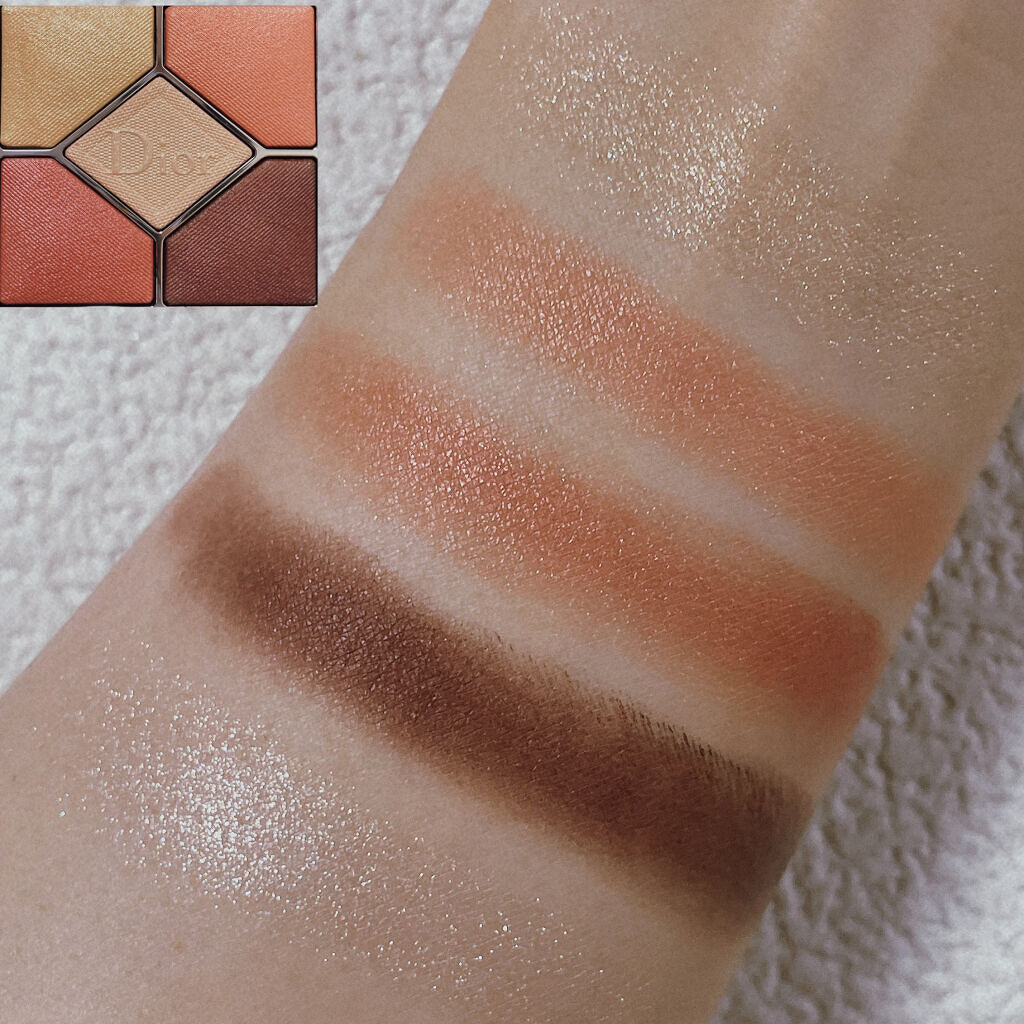 【旧】サンク クルール クチュール 619 ピンク グロウ（生産終了）/Dior/アイシャドウパレットを使ったクチコミ（2枚目）