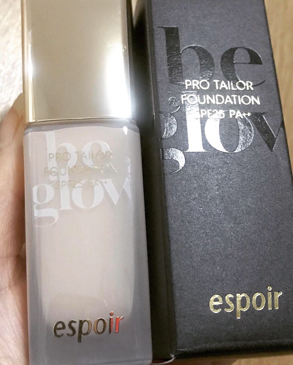 ビーグローファンデーション/espoir/リキッドファンデーションを使ったクチコミ（3枚目）