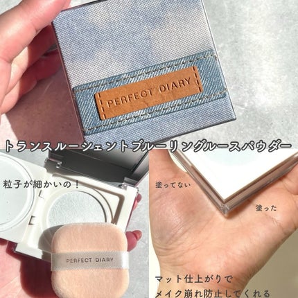 トランスルーシェントブルーリング ルースパウダー/PERFECT DIARY/ルースパウダーを使ったクチコミ(8枚目)